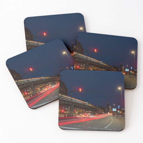 Item preview, Hamburg Baumwall light trails  designed and sold by hawkie.