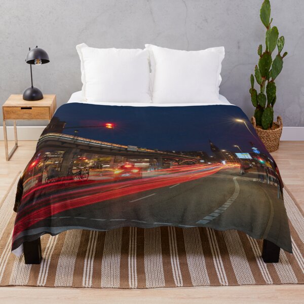 Item preview, Hamburg Baumwall light trails  designed and sold by hawkie.