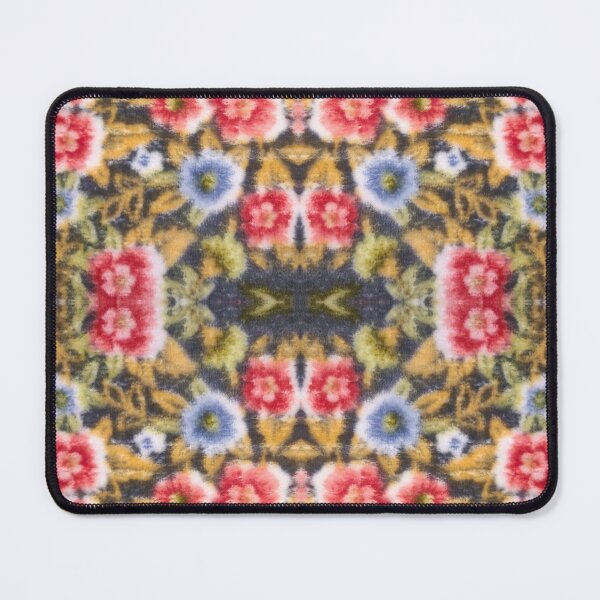 Item preview, Velvet Floral Rug Carpet Print designed and sold by Binsagar.