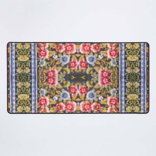 Item preview, Velvet Floral Rug Carpet Print designed and sold by Binsagar.