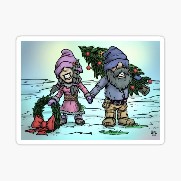 Aperçu de l'œuvre Gnomes de Noël. variante 7 créée et vendue par Moondog76.