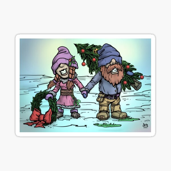 Aperçu de l'œuvre Gnomes de Noël. variante 8 créée et vendue par Moondog76.