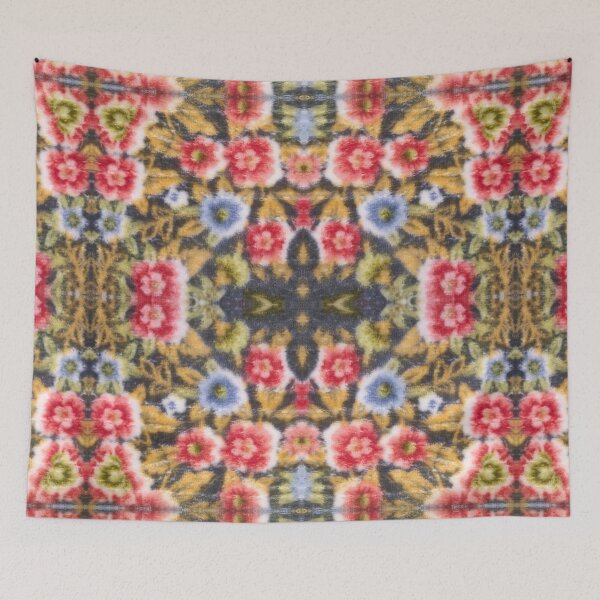 Item preview, Velvet Floral Rug Carpet Print designed and sold by Binsagar.