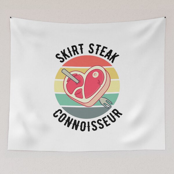 Item preview, Skirt Steak Connoisseur Medium Rare Meat Propane Grill Family BBQ designed and sold by DadJokeDescript.