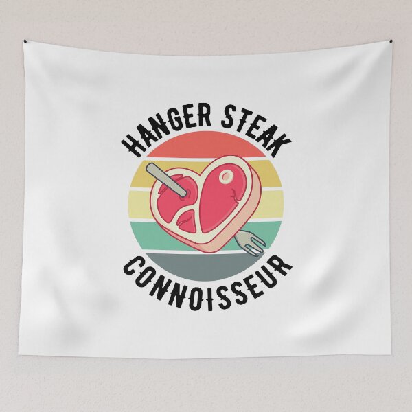 Item preview, Hanger Steak Connoisseur Medium Rare Meat Propane Grill Family BBQ designed and sold by DadJokeDescript.