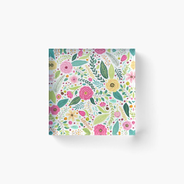Item preview, Botanical Colorful Floral Pattern  designed and sold by XbaeX.