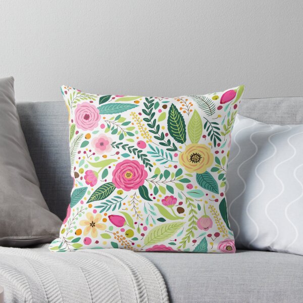 Item preview, Botanical Colorful Floral Pattern designed and sold by XbaeX.