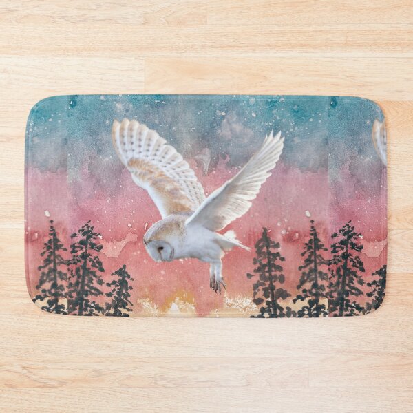 Item preview, Winter Nights Snowy Owl designed and sold by Inspirely.