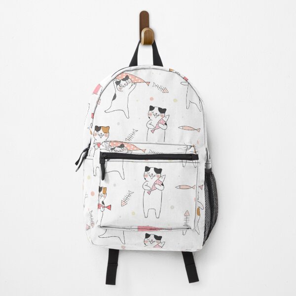 Item preview, Cats with Fish Pattern designed and sold by coltian.