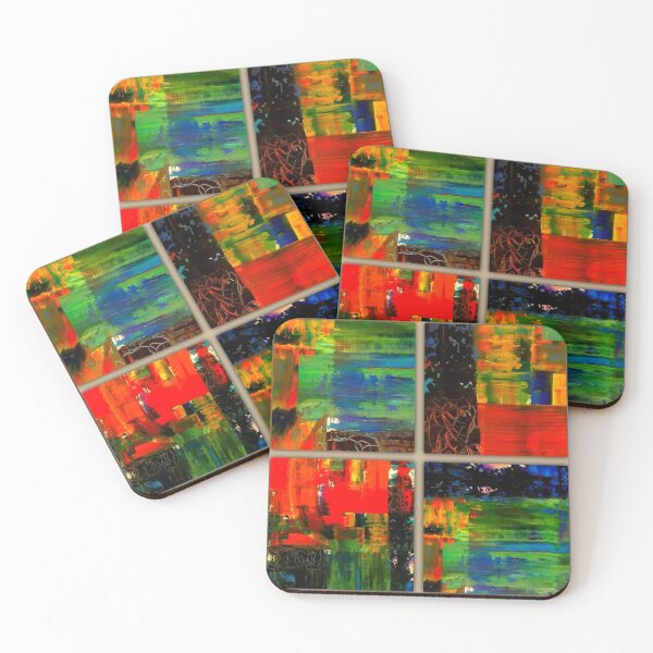 Item preview, Original painting "It's Complicated" Patterned Design designed and sold by RagWeasel.
