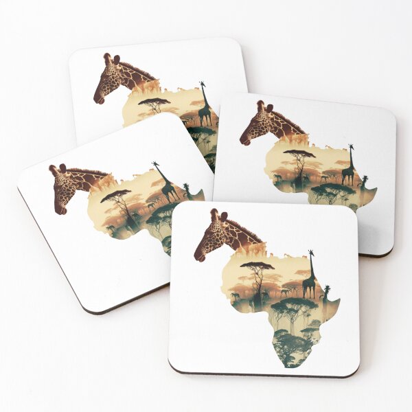 Item preview, Double exposure Africa continent designed and sold by Mirochan80.