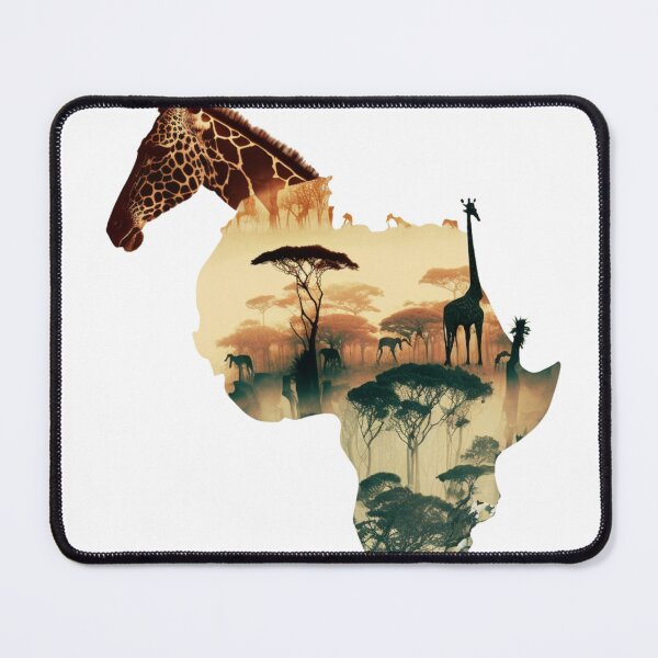 Item preview, Double exposure Africa continent designed and sold by Mirochan80.