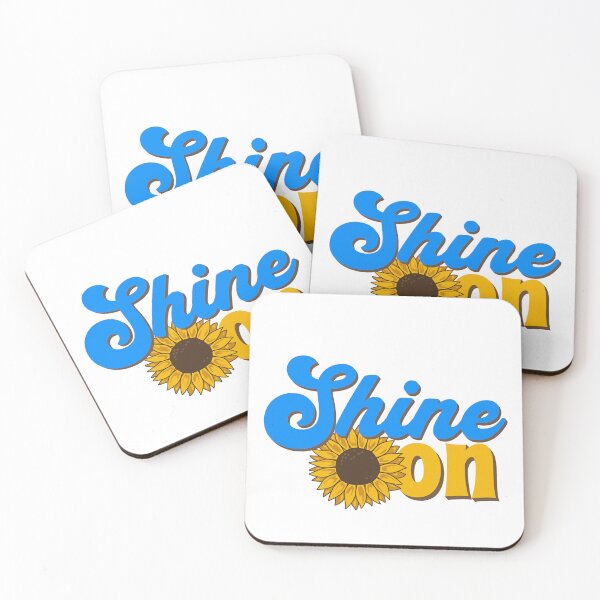Item preview, Shine on - believe in yourself - retro sunflower designed and sold by EvergreenWhimsy.