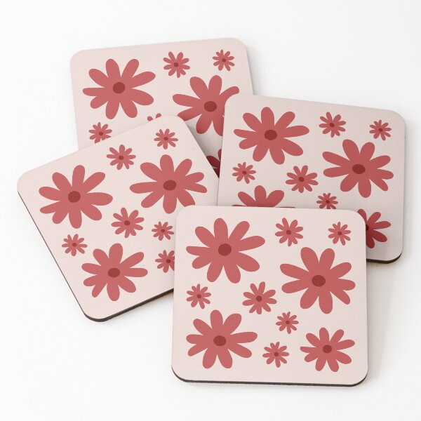 Item preview, Dark Red Flower Pattern designed and sold by ahzarts.