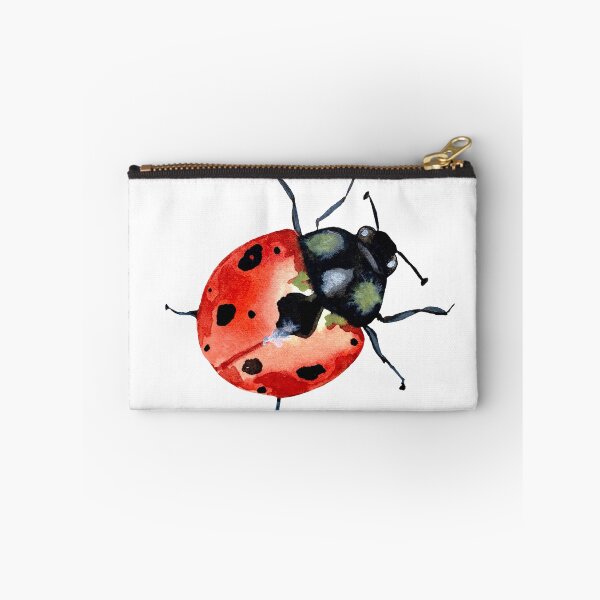 Item preview, Ladybug red colorful cute a watercolor sketch designed and sold by Yana Mustafina | Boho Soulful Designs.