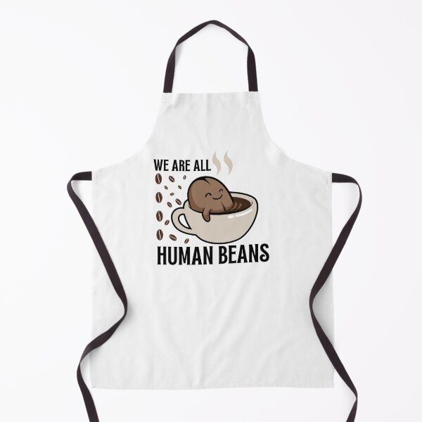 Item preview, We are All Human Beans Funny Pun designed and sold by Pixelish.