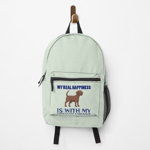Item preview, My real happiness is with my chocolate Labrador. designed and sold by StandStrong786.