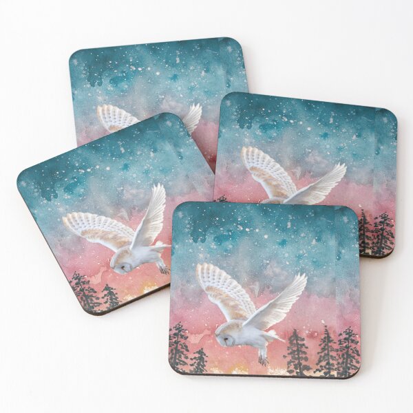 Item preview, Winter Nights Snowy Owl designed and sold by Inspirely.