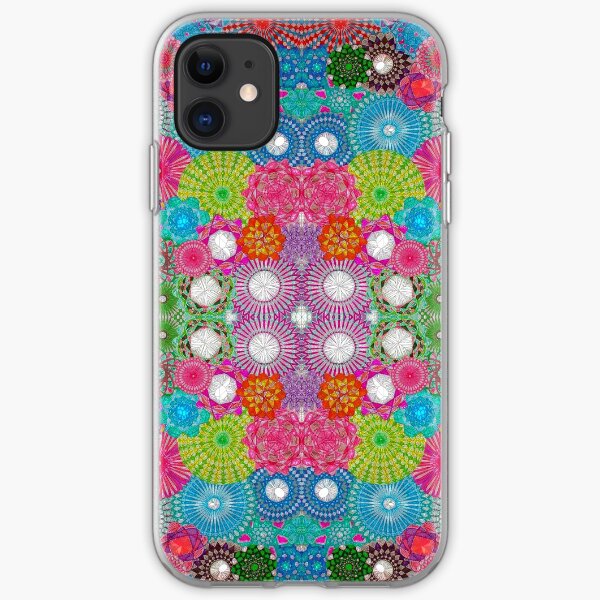 Filtered Spirograph Artwork iPhone Soft Case