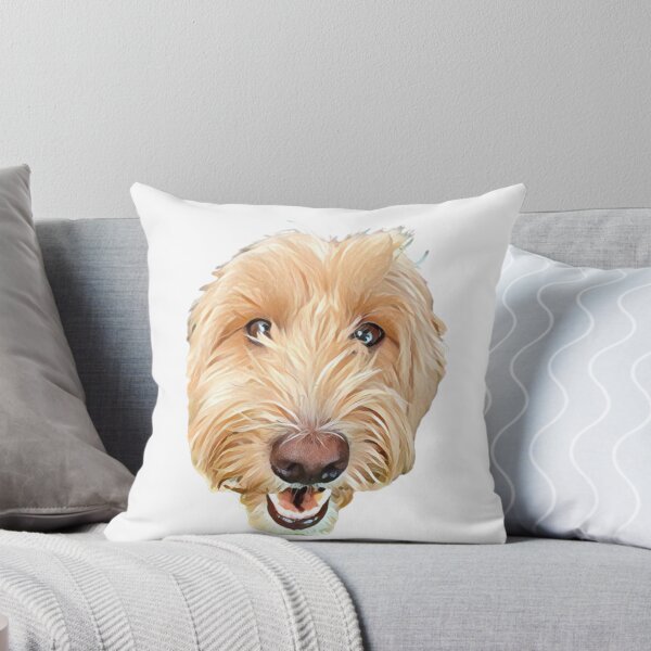 Item preview, Cute and Happy Goldendoodle Doodle Dog designed and sold by luckymooninc.