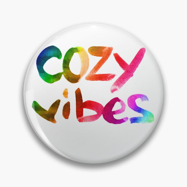 Item preview, Cozy vibes watercolor lettering | Cozy vibes hand drawing text designed and sold by lausn.