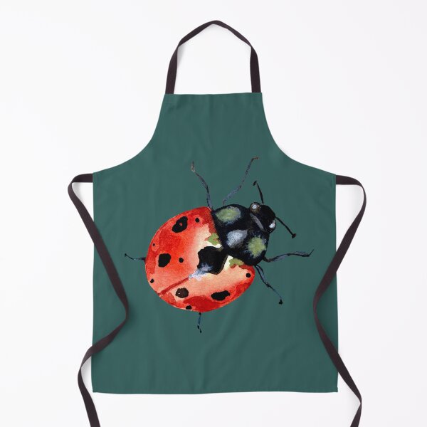 Item preview, Ladybug red colorful cute a watercolor sketch designed and sold by Yana Mustafina | Boho Soulful Designs.