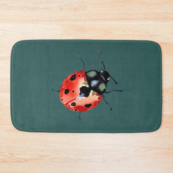 Item preview, Ladybug red colorful cute a watercolor sketch designed and sold by Yana Mustafina | Boho Soulful Designs.