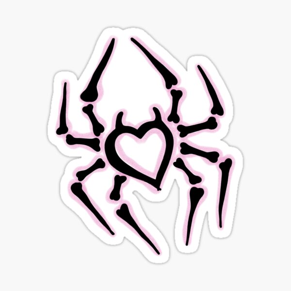 Item preview, Skeleton Heart Spider designed and sold by justlikemay04.