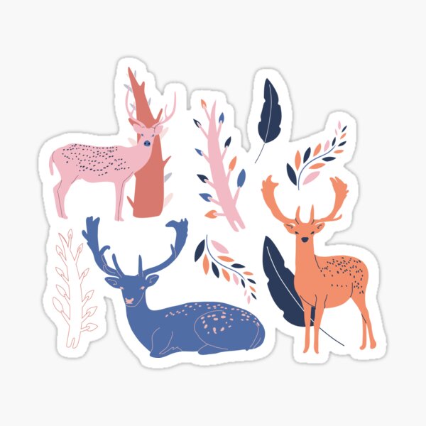 Oh deer Sticker