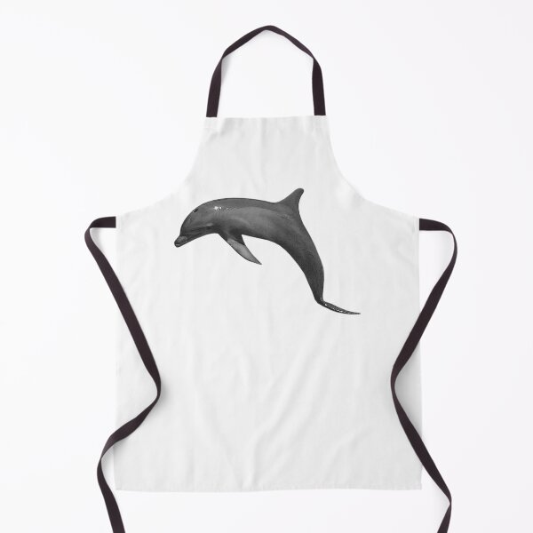 Item preview, swimming bottlenose dolphin, small whale, sea, animal themed bathroom designed and sold by Kirei-Lily.