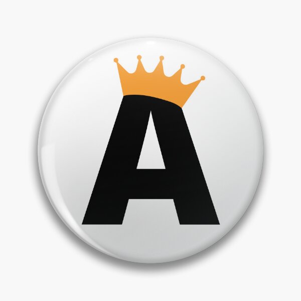 Item preview, Crowned Monogram Letter A designed and sold by Coffee Lifestyle.