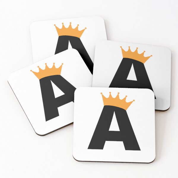 Item preview, Crowned Monogram Letter A designed and sold by Coffee Lifestyle.
