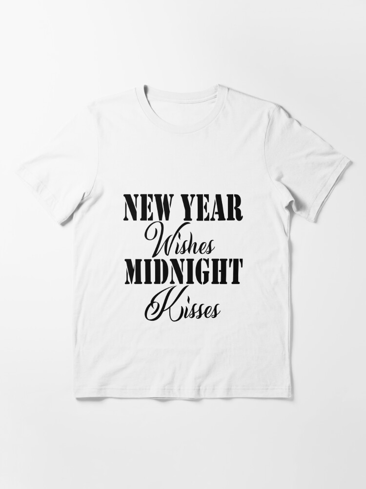 New Year Wishes Midnight Kisses Shirt, New Years Eve Shirts, Cute Holi –  Jelly Bee Design