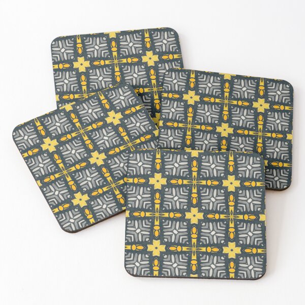 Artikelvorschau, Sunny Illuminated Grey Squares entworfen und verkauft von debutpagesart.