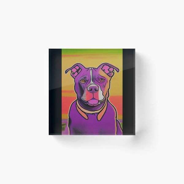 Item preview, Retro Sunset Pit Bull designed and sold by Alex-JuJu.
