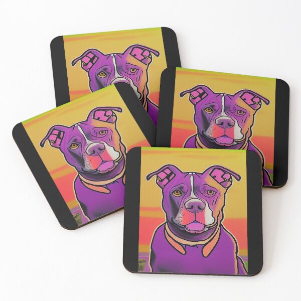 Item preview, Retro Sunset Pit Bull designed and sold by Alex-JuJu.