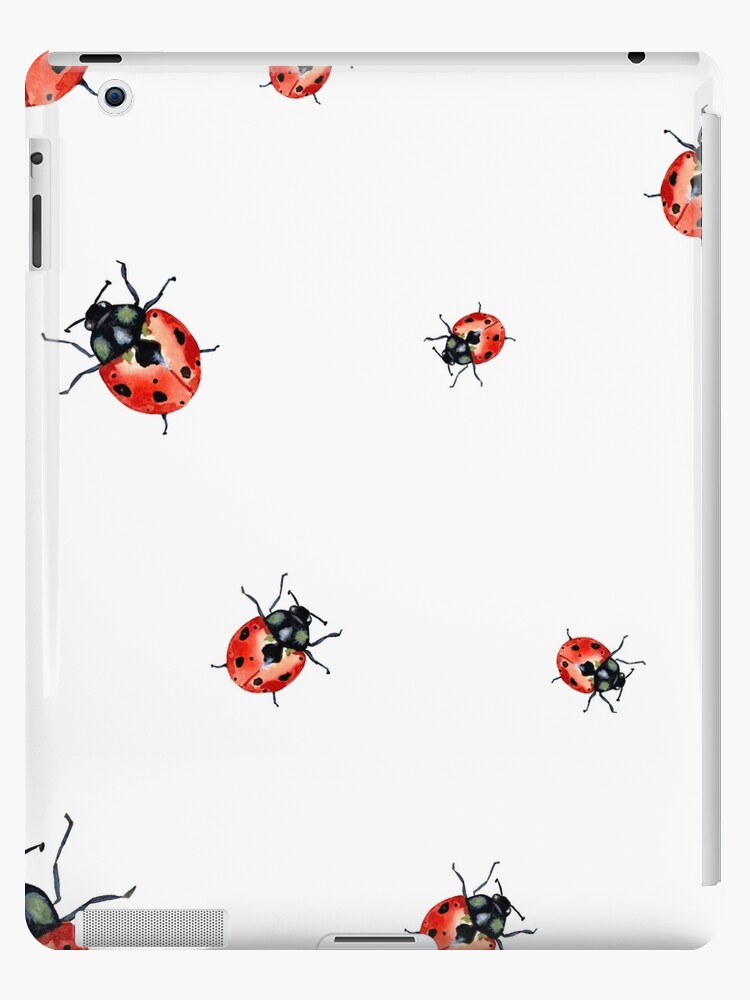 Watercolor Ladybugs Sticker for Sale by silviaol