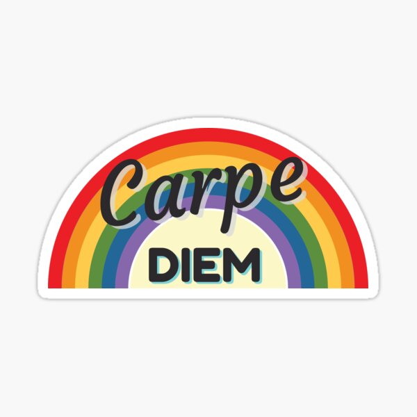 Carpe Diem - Latin Phrase Means Seize the Day Stock Vector