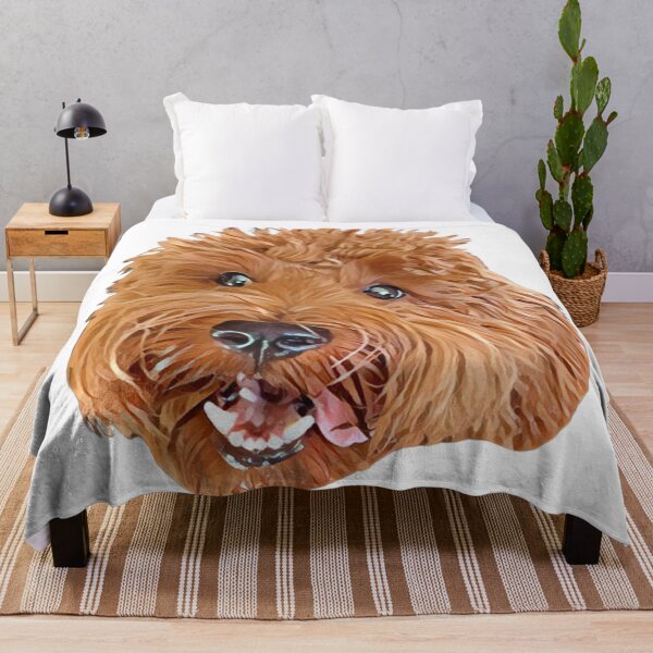 Item preview, Goldendoodle Happy Dog designed and sold by luckymooninc.