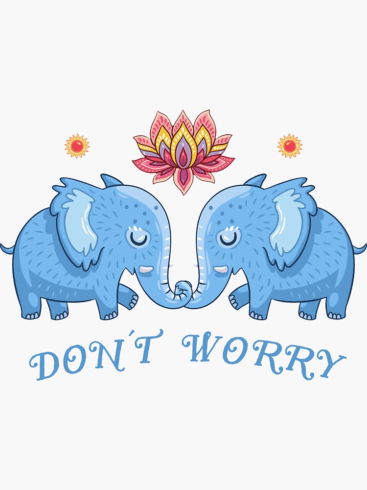 do-not-worry-sticker-for-sale-by-kingrocker-redbubble