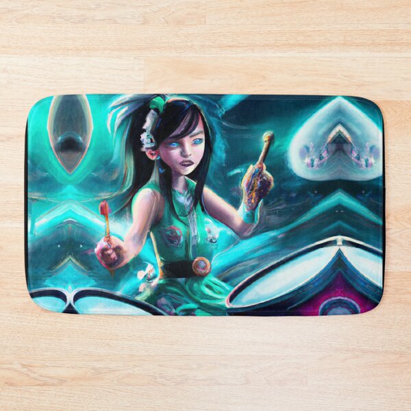 Item preview, Woman playing drums designed and sold by Artbellachi.