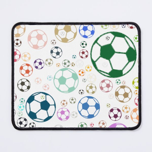 Item preview, Abstract Multi Color Football Soccer Ball Pattern designed and sold by Pixel4Art.