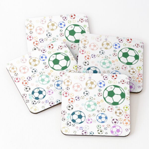 Item preview, Abstract Multi Color Football Soccer Ball Pattern  designed and sold by Pixel4Art.