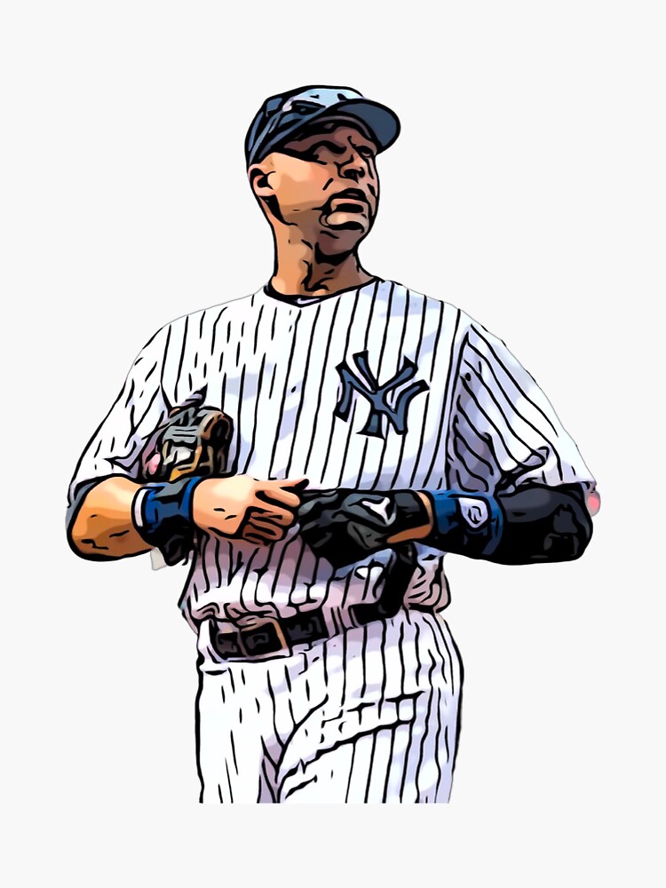 Derek Jeter Bronx New York Baseball The Captain #2 Sticker for Sale by  Sportsmem