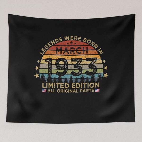 Item preview, Legends Were Born In March 1933 Limited Edition Patriotic designed and sold by cssdru.
