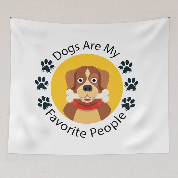 Item preview, dogs are my favorite people designed and sold by designsmaster99.