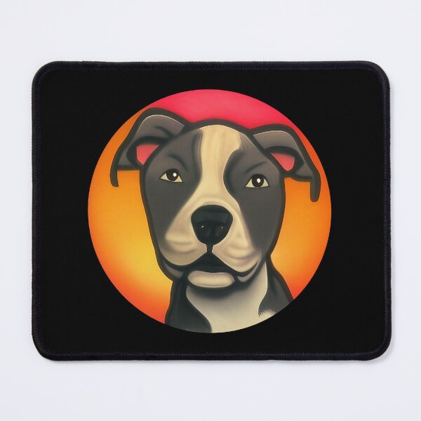 Item preview, Retro Sunset Pit Bull designed and sold by Alex-JuJu.