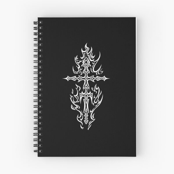 Item preview, Alt Gothic Cross Mall Y2K Trad Goth Punk Grunge Fire Flames designed and sold by FalkDania.