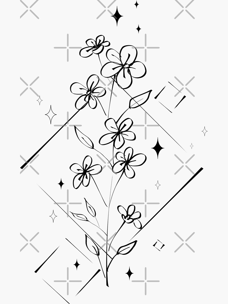 Cute 4 Mason jar line art minimalistic design - journal doodles Sticker  for Sale by Yarafantasyart