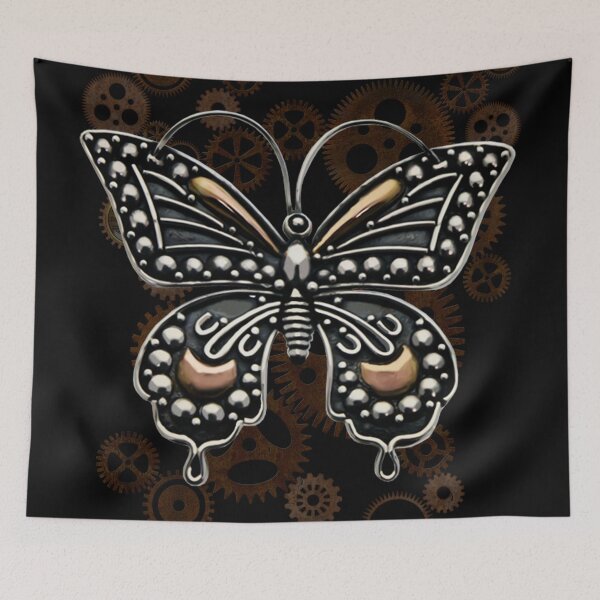 Item preview, Engranajes y mariposas Steampunk designed and sold by Gothic Fantasy.
